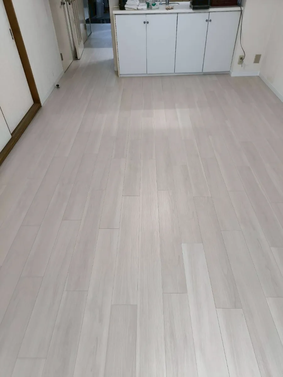 フローリング上張り施工 施工写真