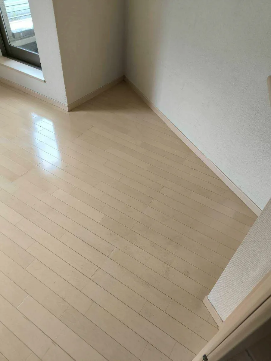 フローリング上張り施工 施工写真
